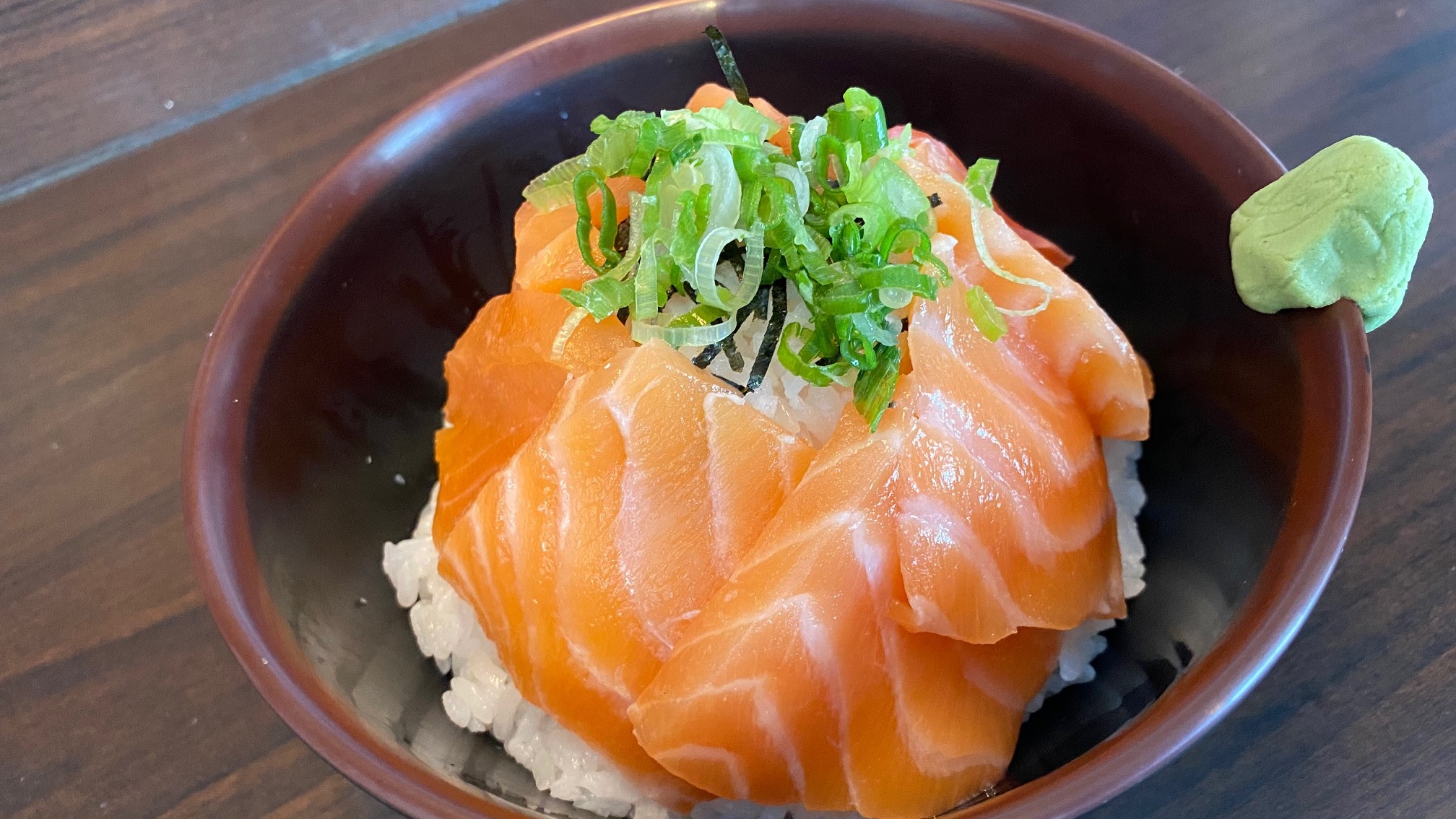 Order Salmon Sashimi Bowl food online from Daikokuya Monterey Park store, Monterey Park on bringmethat.com