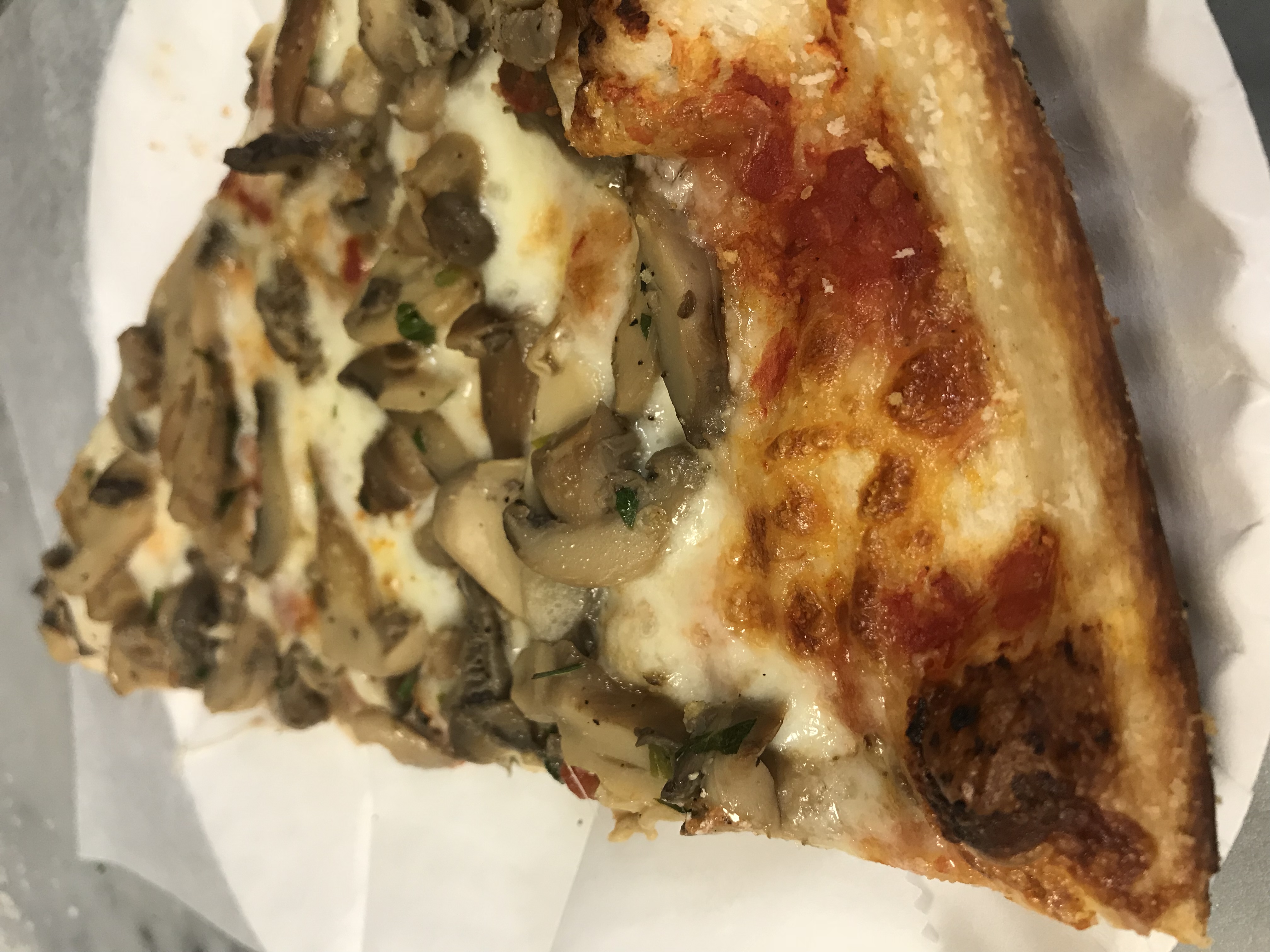 Order Mushroom Pizza Slice food online from Little Italy Pizza store, New York on bringmethat.com