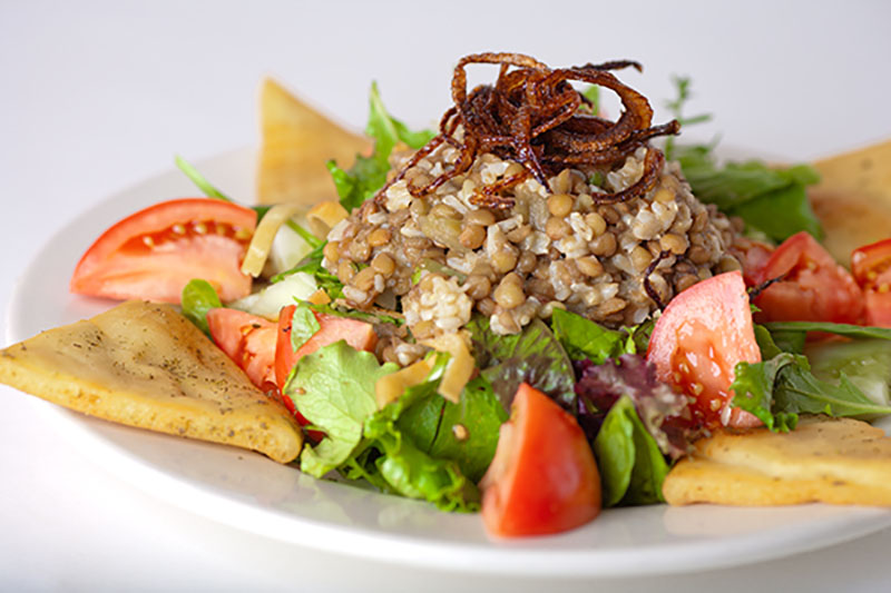 Order Lentil Fetoosh Salad food online from Pita Jungle store, Tempe on bringmethat.com