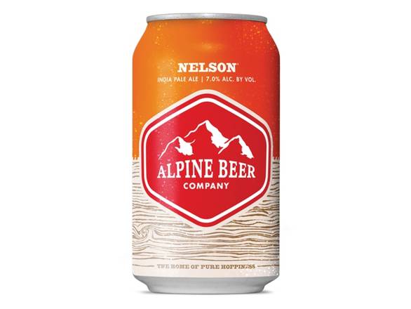 Order Alpine Beer Co. Nelson IPA - 6x 12oz Cans food online from Wine Expo store, Santa Monica on bringmethat.com