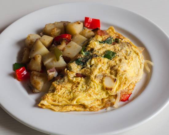 Order Veggie Lovers Omelette food online from FROST Doughnuts store, Mill Creek on bringmethat.com
