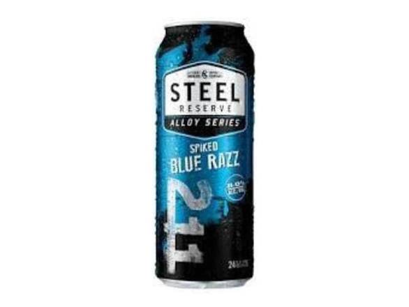Order Steel Reserve Alloy Series Spiked Blue Razz - 24oz Can food online from Zest Market & Liquor store, Phoenix on bringmethat.com
