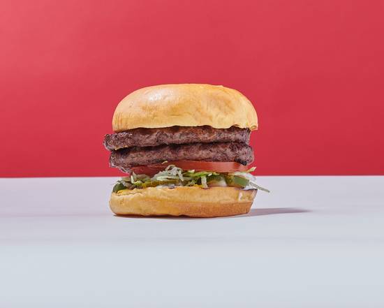 Order Double Burger food online from Smokehouse store, Berkeley on bringmethat.com