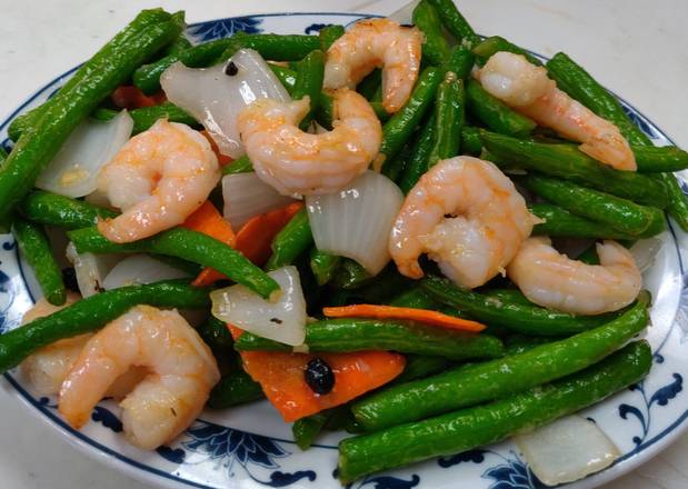 Order String Beans with Shrimp food online from Panda Garden store, Long Beach on bringmethat.com