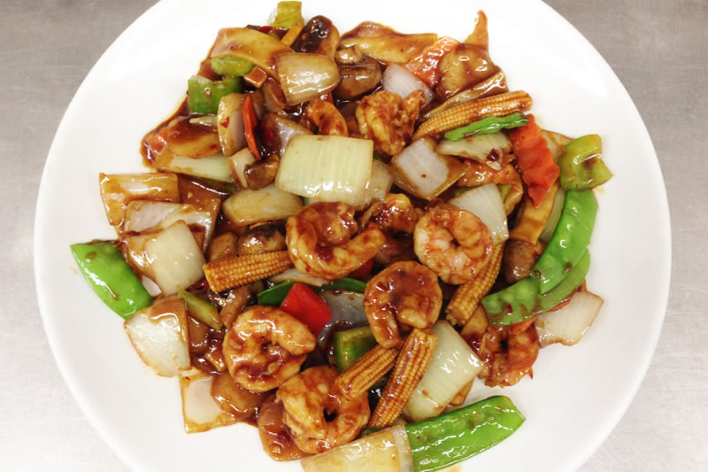 Order 501. Sweet and Sour Shrimp food online from Hu Nan Palace Restaurant store, Fruitland on bringmethat.com