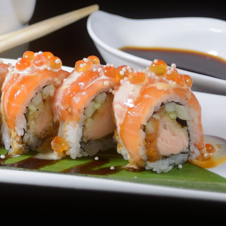 Order Salmon Lover Roll food online from Fuji Sushi store, Biloxi on bringmethat.com