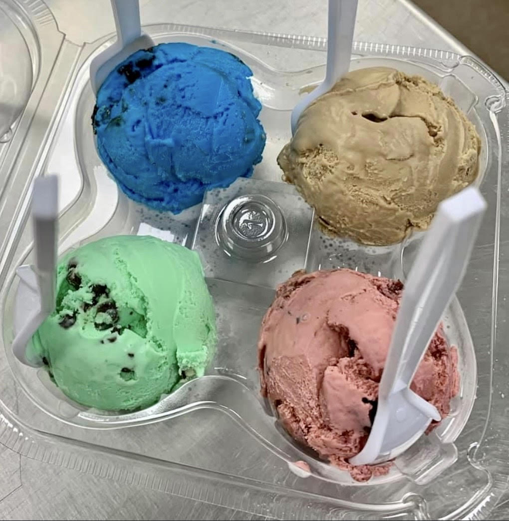 Order Four Flavor Flight food online from City Scoops Creamery store, Troy on bringmethat.com