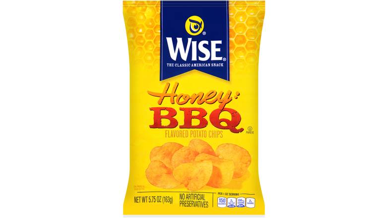 Order Wise Honey Bbq Flavored Potato Chips food online from Route 7 Food Mart store, Norwalk on bringmethat.com