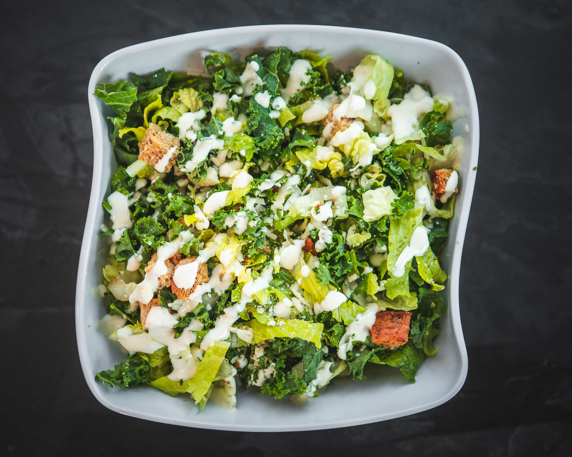 Order The Caesar Salad food online from Pure Cold Press store, Brookline on bringmethat.com