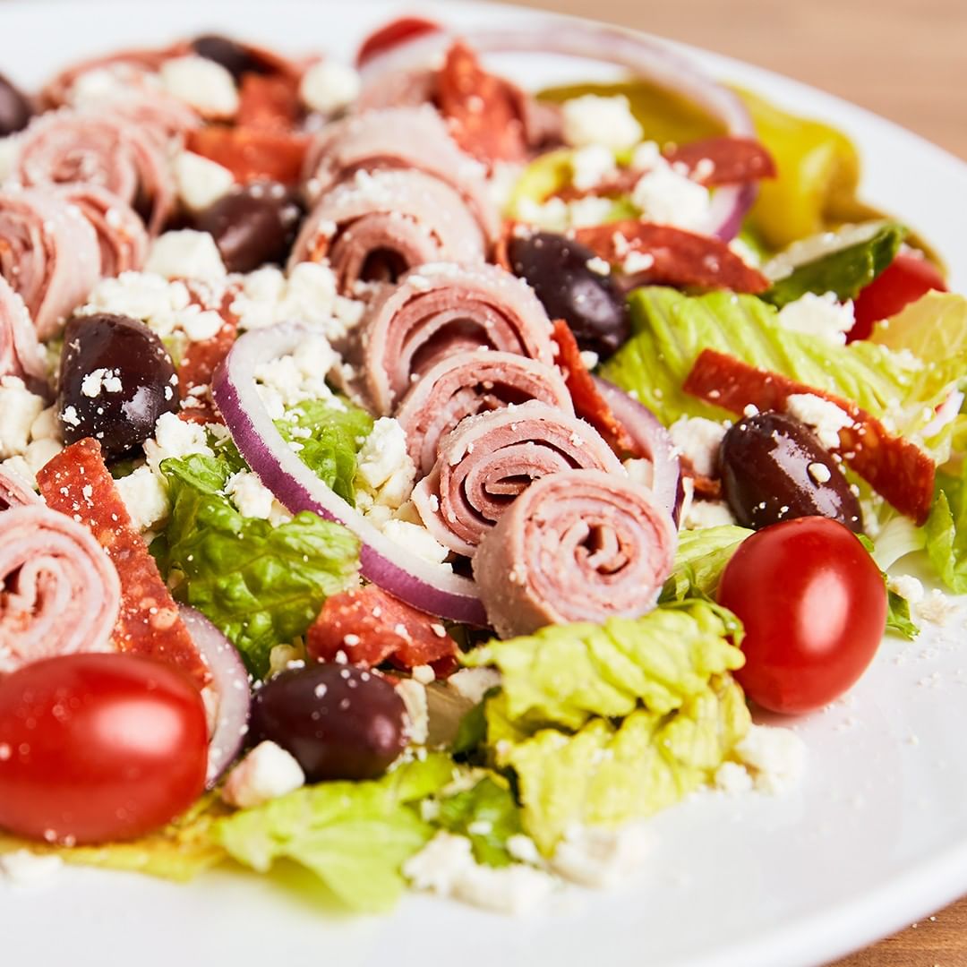 Order Greek Salad food online from Johnny Brusco Pizza store, Knoxville on bringmethat.com