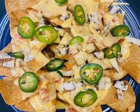 Order Chicken Nachos food online from The Quarter Bar & Grill store, Addison on bringmethat.com