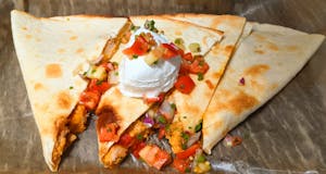 Order Chicken Quesadilla food online from Little Rock Taqueria store, Columbus on bringmethat.com