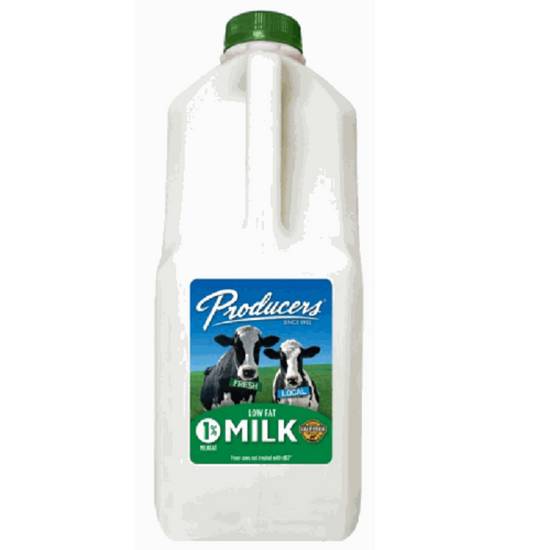 Order Producers Low Fat Milk - 1/2 Gallon food online from IV Deli Mart store, Goleta on bringmethat.com