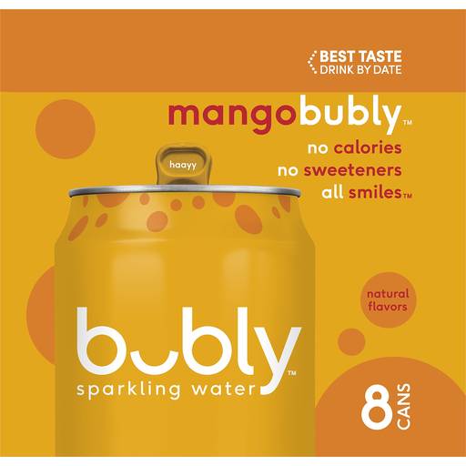 Order Bubly Mango Sparkling Water (8PK 12 OZ) 124511 food online from Bevmo! store, Chico on bringmethat.com