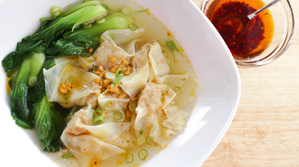 Order SO3. Wonton Soup food online from Thai Time Cuisine store, La Habra on bringmethat.com