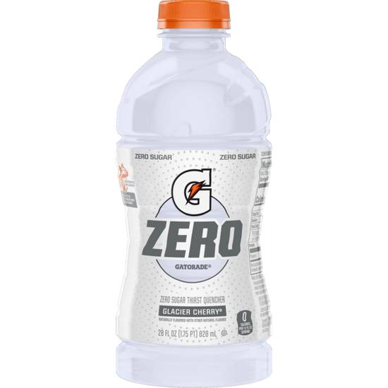 Order Gatorade Zero Glacier Cherry 28oz food online from Caseys Carry Out Pizza store, Plano on bringmethat.com