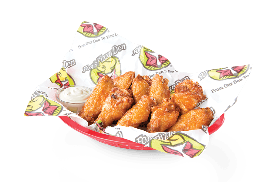 Order Wings - 6 Pieces food online from Fox Pizza Den store, Selbyville on bringmethat.com