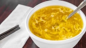 Order 12. Egg Drop Soup 蛋花汤 food online from He Rui store, Oklahoma City on bringmethat.com
