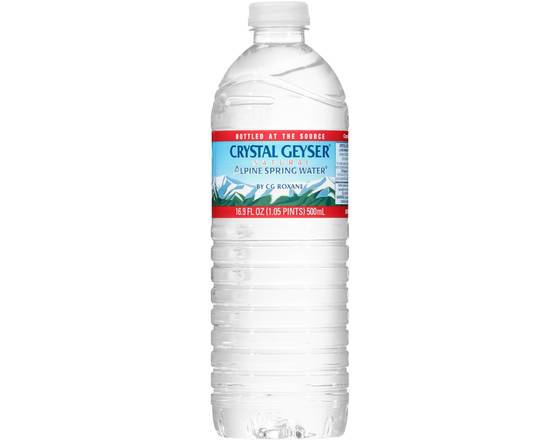 Order Crystal Geyser Alpine Spring Water 16.9 fl oz. food online from Pit Stop Liquor Mart store, El Monte on bringmethat.com
