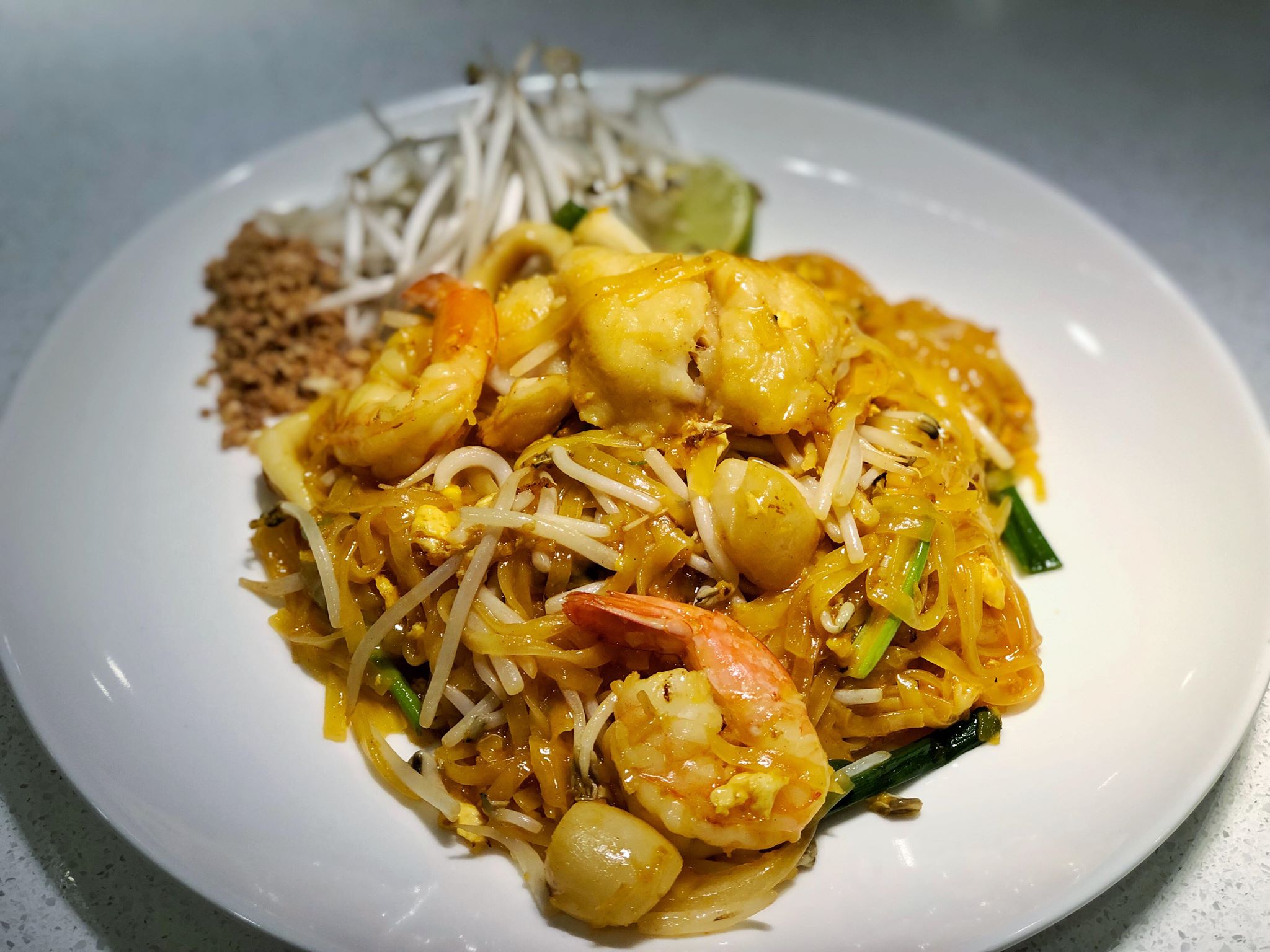 Order Pad Thai Seafood food online from Sawaddee Thai Restaurant store, Las Vegas on bringmethat.com
