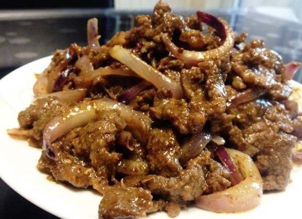 Order  Cumin Beef 孜然牛肉 food online from Chili Rush store, Mesa on bringmethat.com
