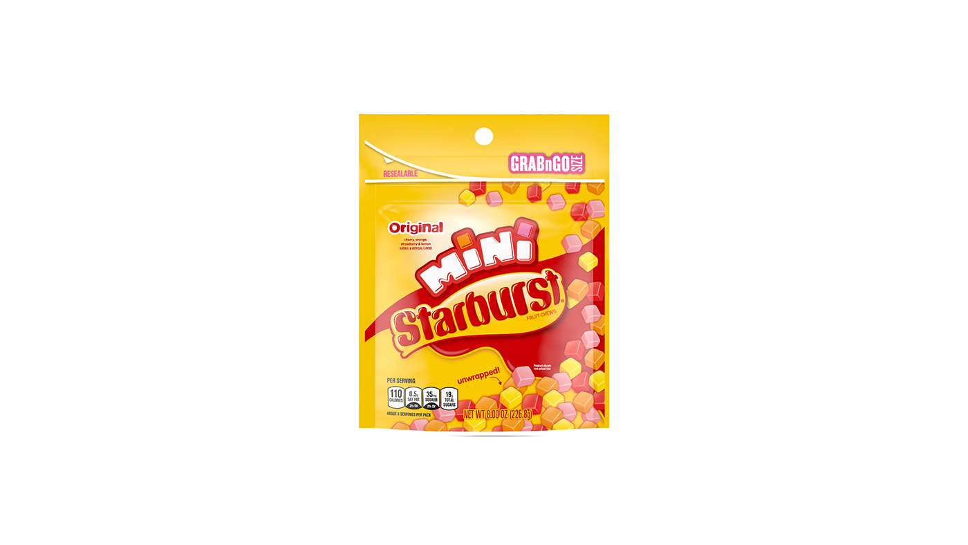 Order Starburst Minis Original 8oz food online from Extramile store, Desert Hot Springs on bringmethat.com