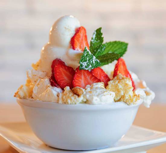 Order Strawberry Fields Forever Sundae food online from Cracked By Chef Adrianne store, South Miami on bringmethat.com
