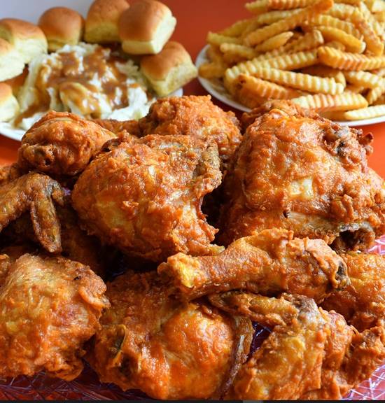 Order #1–8Pieces of Chicken, Two Large Sides,& 6 Rolls food online from Chicken Delight store, North Bergen on bringmethat.com