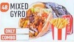 Order #48 Mixed Gyro Combo food online from Jersey Kabob Platter & Pizza store, Monroe Township on bringmethat.com