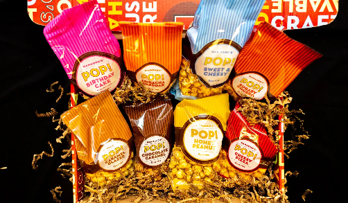 Order Popcorn Lovers Gift Box food online from Hammonds Candies store, Denver on bringmethat.com