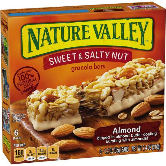 Order Nature Valley Sweet & Salty Nut Bars Almond food online from CVS store, DARLINGTON on bringmethat.com