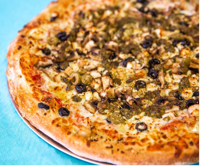 Order Create Your Own Pizza food online from Jackpot Pizza store, Spring on bringmethat.com