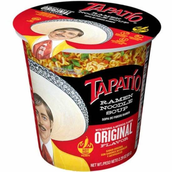Order Tapatio Ramen Cup - Original food online from IV Deli Mart store, Goleta on bringmethat.com