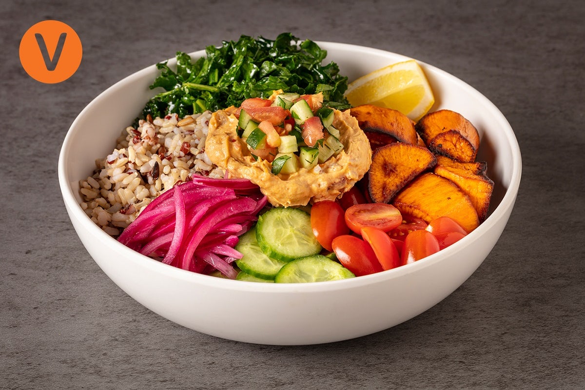 Order Mediterranean Bowl food online from Urbane Cafe store, Encinitas on bringmethat.com