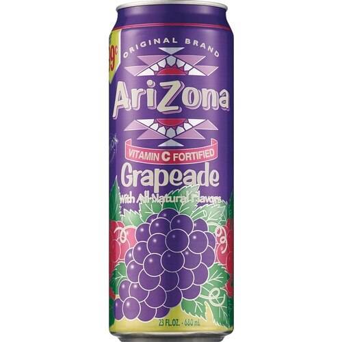 Order Arizona Can 23 OZ, Grapeade food online from Cvs store, SAINT CLAIR SHORES on bringmethat.com
