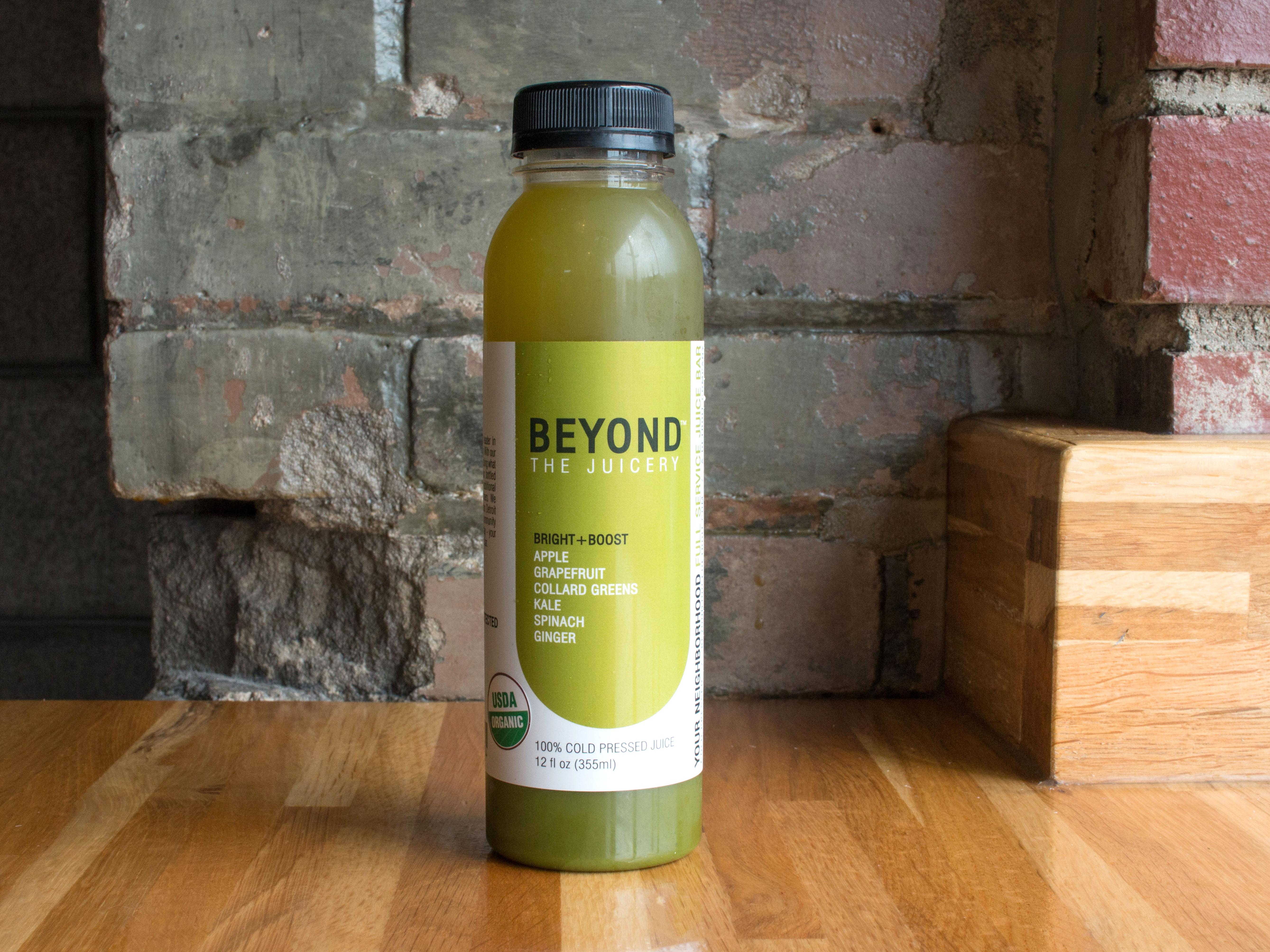 Order Bright Plus Boost Juice food online from Beyond Juicery And Eatery store, Detroit on bringmethat.com