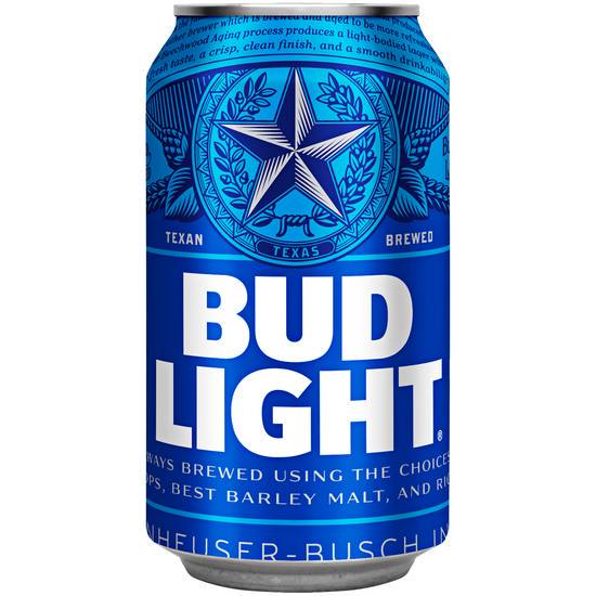 Order Bud Light, 6pk-12oz can beer (4.2% ABV) food online from Pine Liquor store, Riverside on bringmethat.com