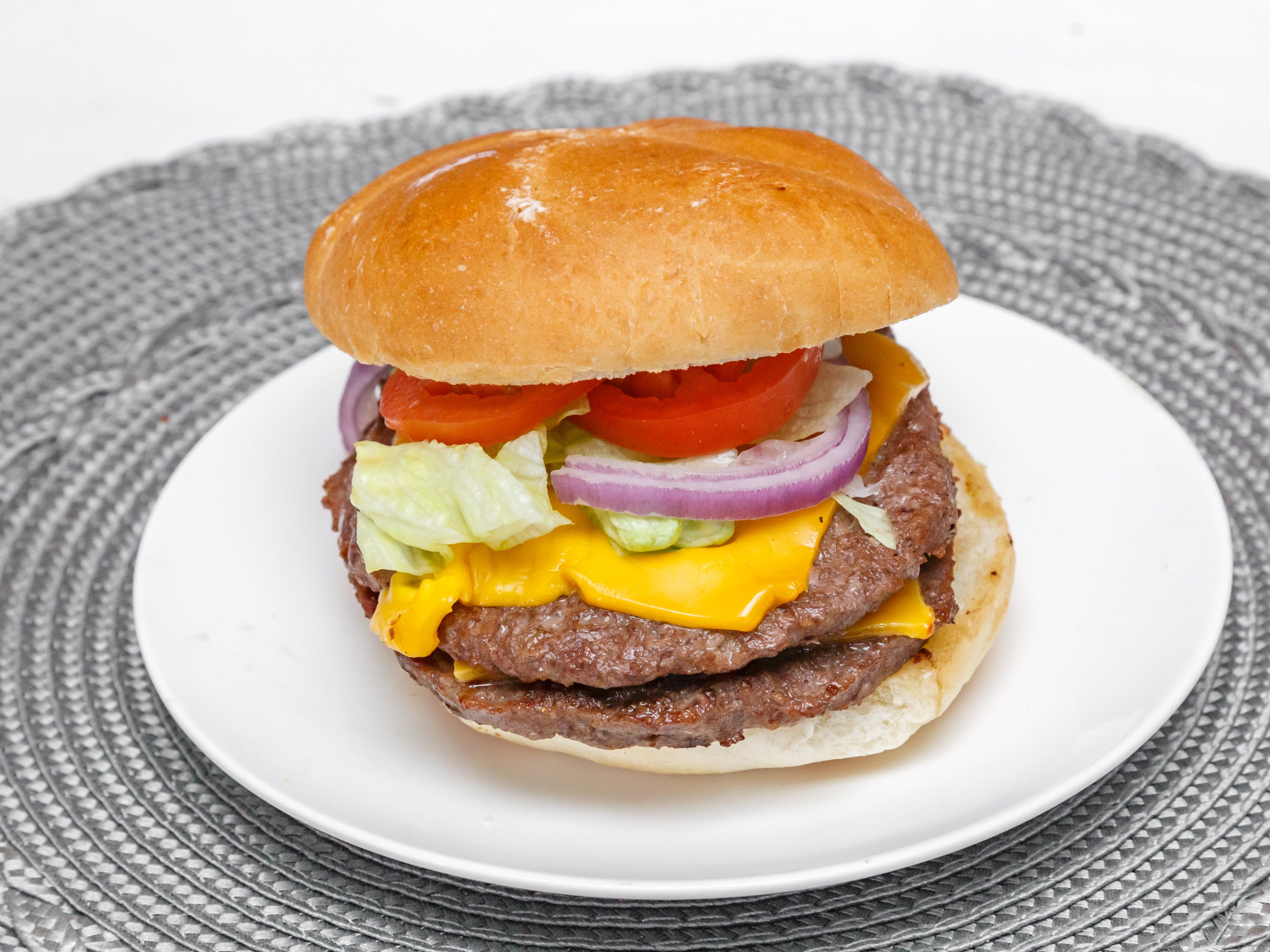 Order Double Cheese Burger - 5" food online from Pizza Pronto store, Pittsburgh on bringmethat.com