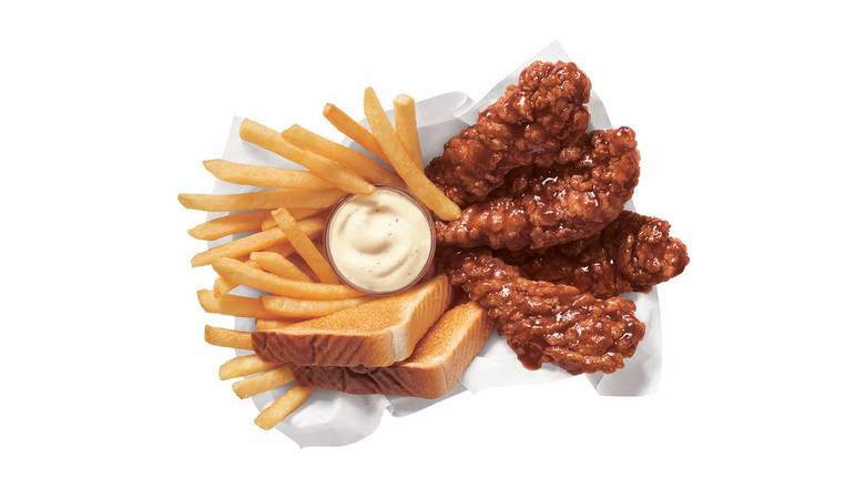 Order Honey BBQ Sauced & Tossed Chicken Strip Basket food online from Dairy Queen Grill & Chill store, Gettysburg on bringmethat.com