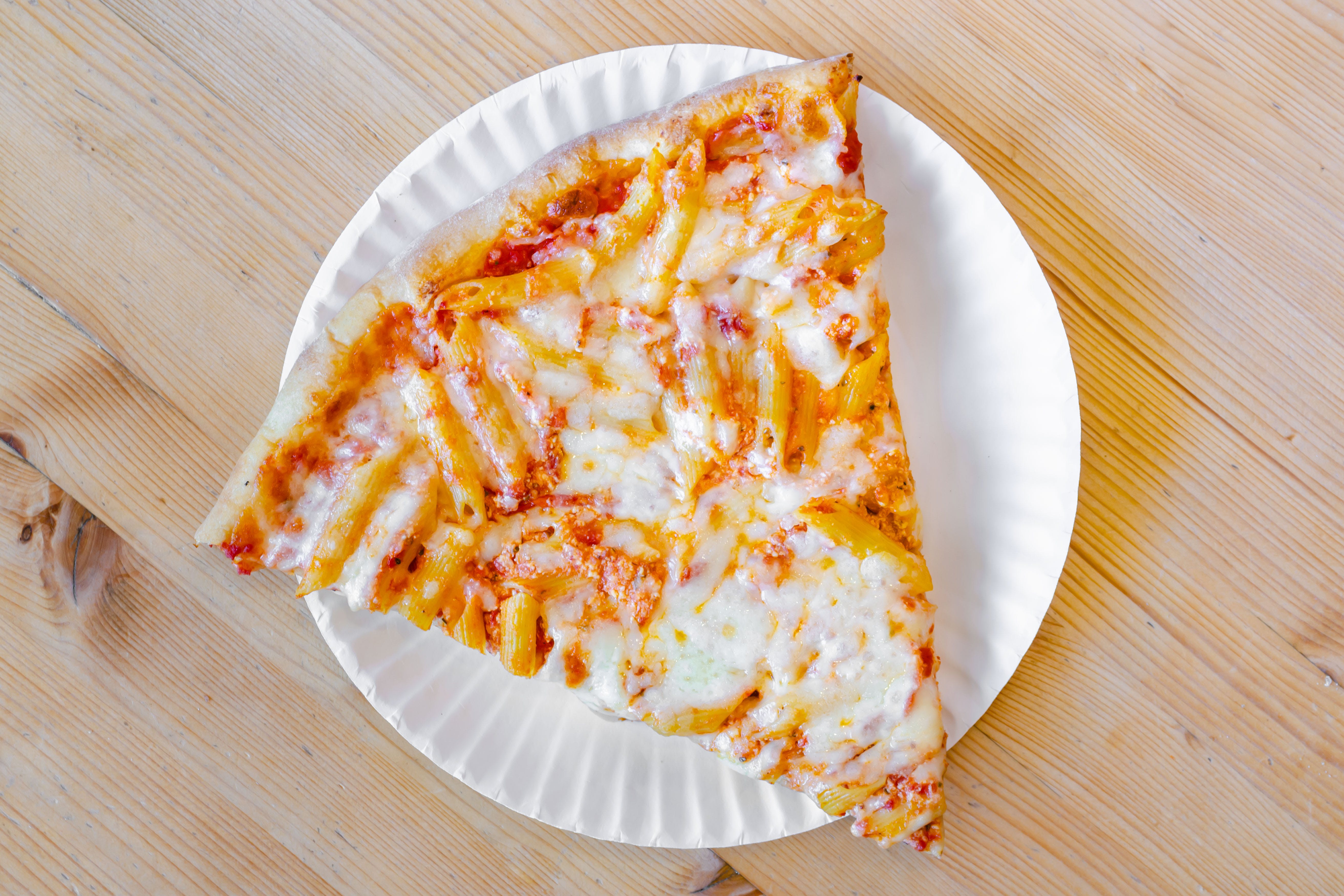 Order Baked Penne Pizza - Large 18'' (8 Slices) food online from Pizza Station store, Katonah on bringmethat.com