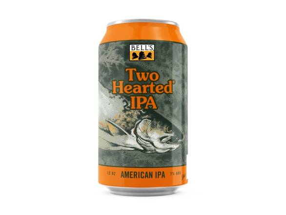 Order Bell's Two Hearted Ale IPA - 12x 12oz Cans food online from Liquor Cabinet store, Houston on bringmethat.com