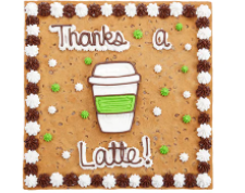 Order Thanks A Latte - O4040 food online from Cookie Co store, Longview on bringmethat.com