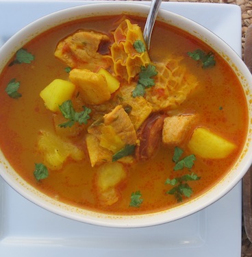 Order Mondongo/Tripe soup. food online from Cocina Latina store, New York on bringmethat.com