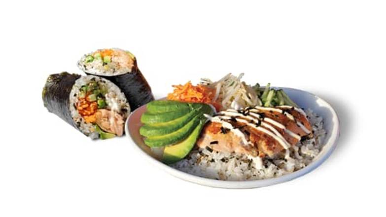 Order Furikake Salmon food online from World Wrapps store, Corte Madera on bringmethat.com