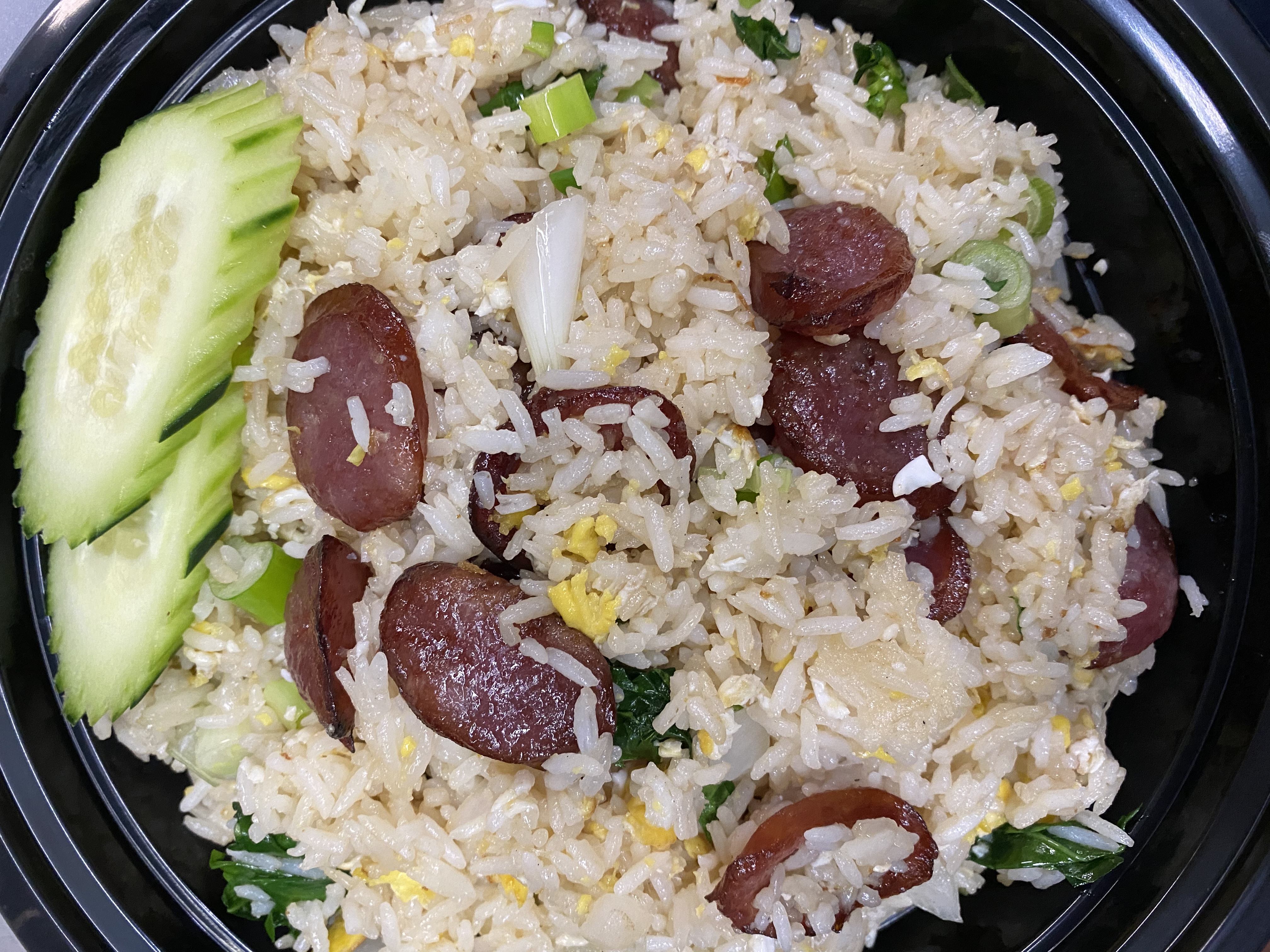 Order Chinese Sausage Fried Rice  food online from Lucky Deli store, Los Angeles on bringmethat.com