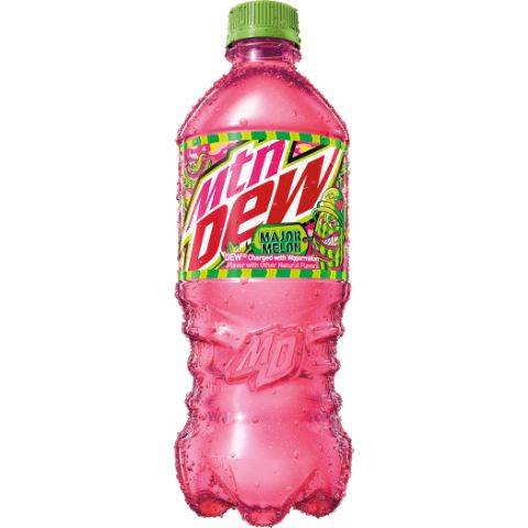Order Mountain Dew Major Melon 20 fl oz food online from Speedway store, Derry on bringmethat.com
