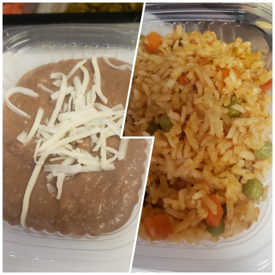Order refried beans and rice food online from Tony Tacos Downtown store, Bloomington on bringmethat.com