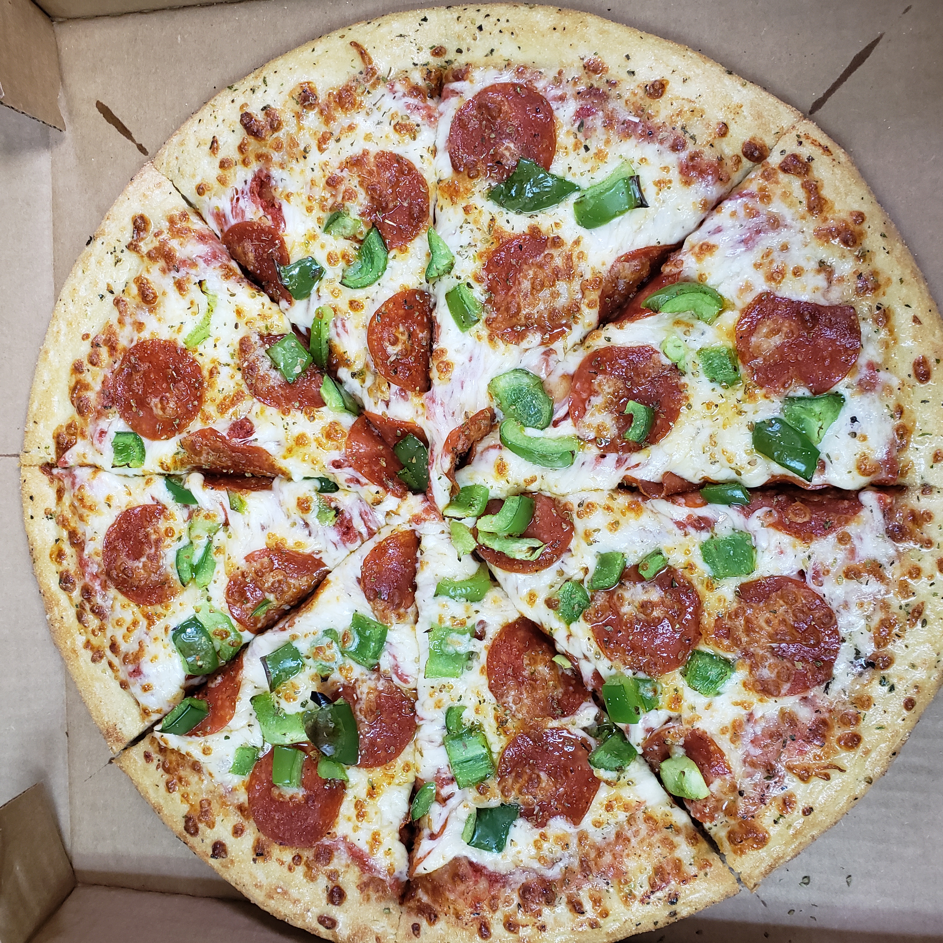 Order 2 Large 1-Topping Pizzas Special food online from Pizza Mart store, Baltimore on bringmethat.com