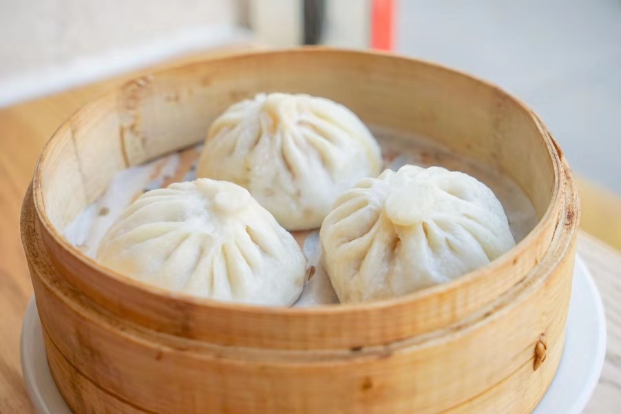 Order Pork bun 鲜肉包 food online from East Flour store, Jersey City on bringmethat.com