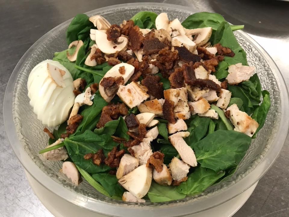 Order Spinach Salad food online from Mama Daughters' Diner store, Plano on bringmethat.com